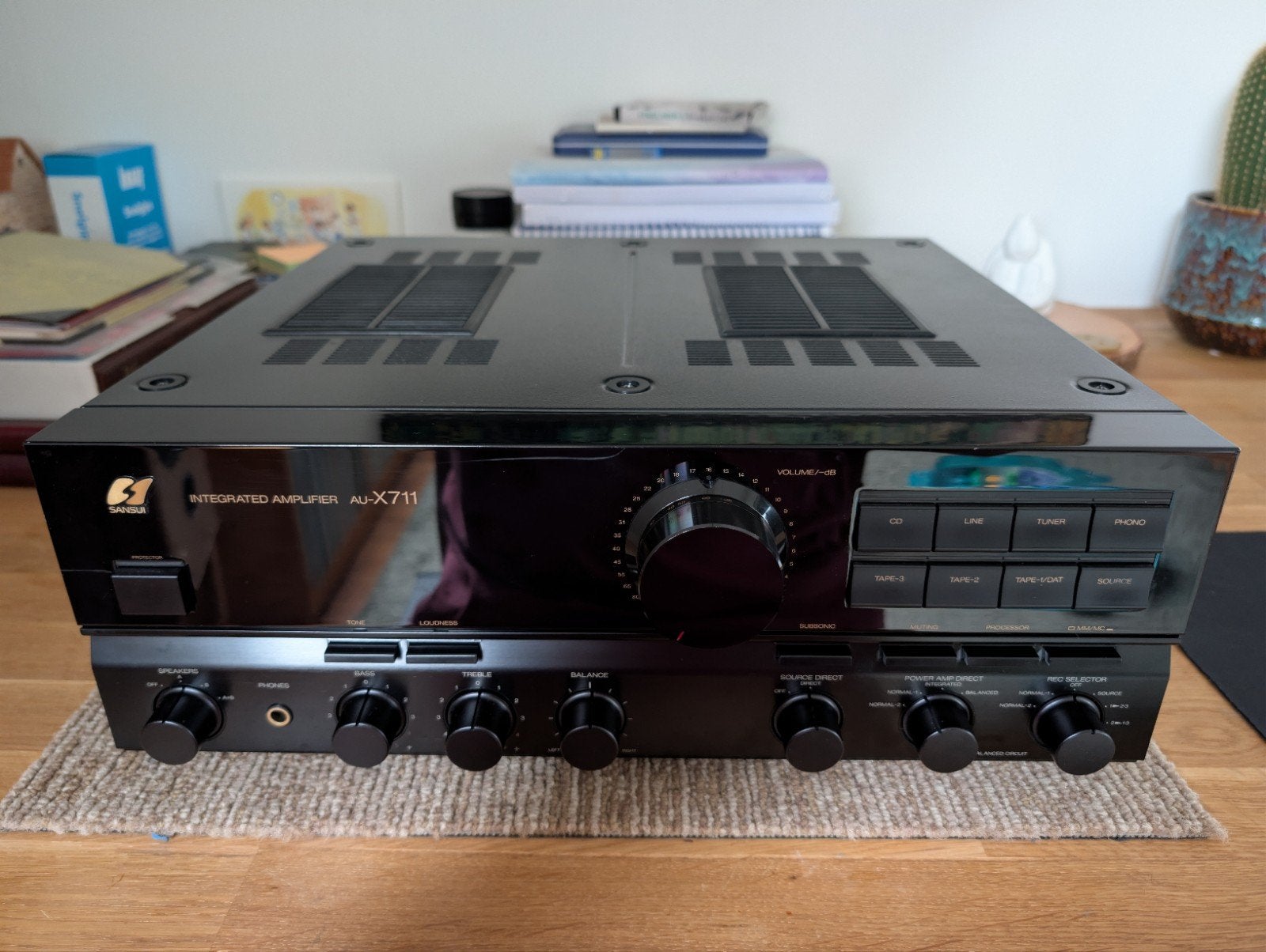 Sansui AU-X711 Geïntegreerde Versterker - Krachtig Geluid, Zo goed als nieuw, 60 tot 120 watt, Stereo, Ophalen