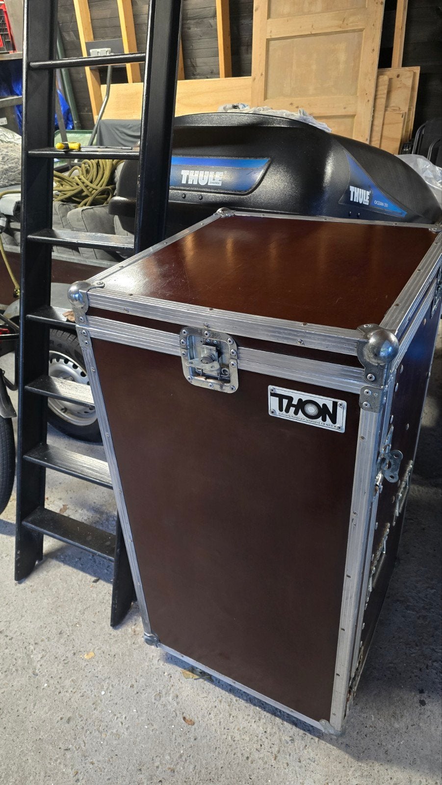 Flightcase voor 19inch rack app in keurige staat, Ophalen, Gebruikt, Overige instrumenten, Flightcase
