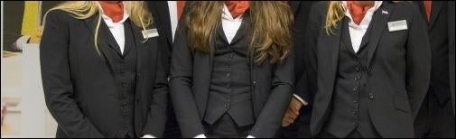 dameskostuum Hotelschool ROC Amsterdam én kokskleding, Kleding | Dames, Maat 38/40 (M), Kostuum of Pak, Zwart, Ophalen of Verzenden