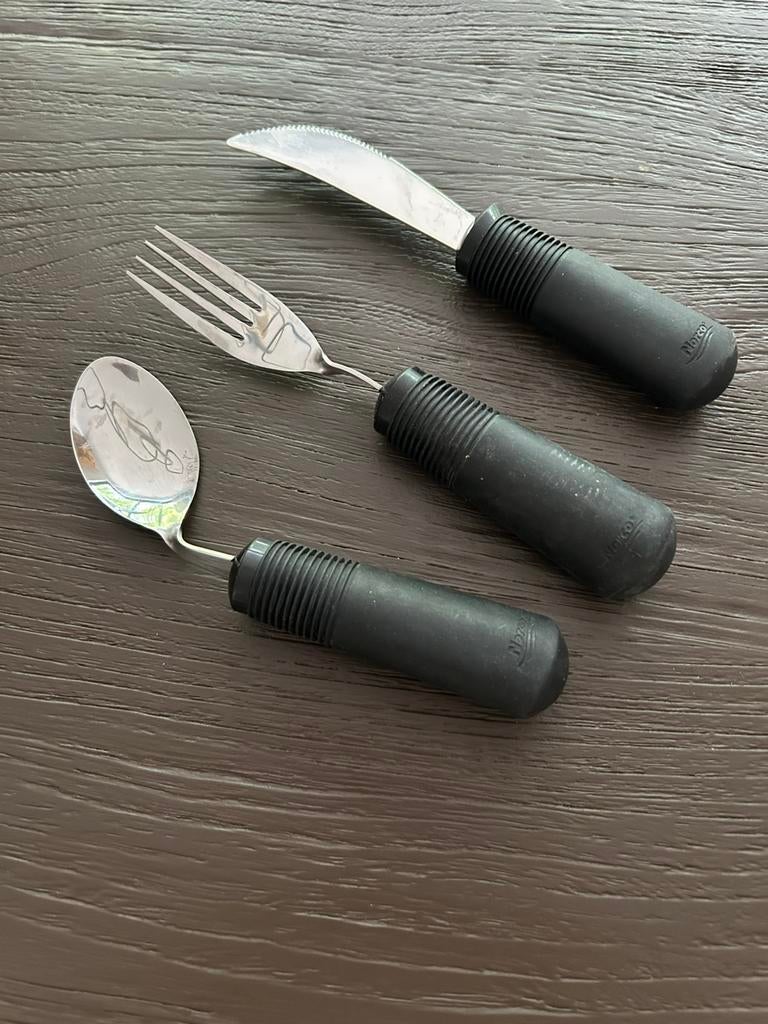 Good grip bestek mes vork lepel (NIEUW), Ophalen, Nieuw, Overige materialen