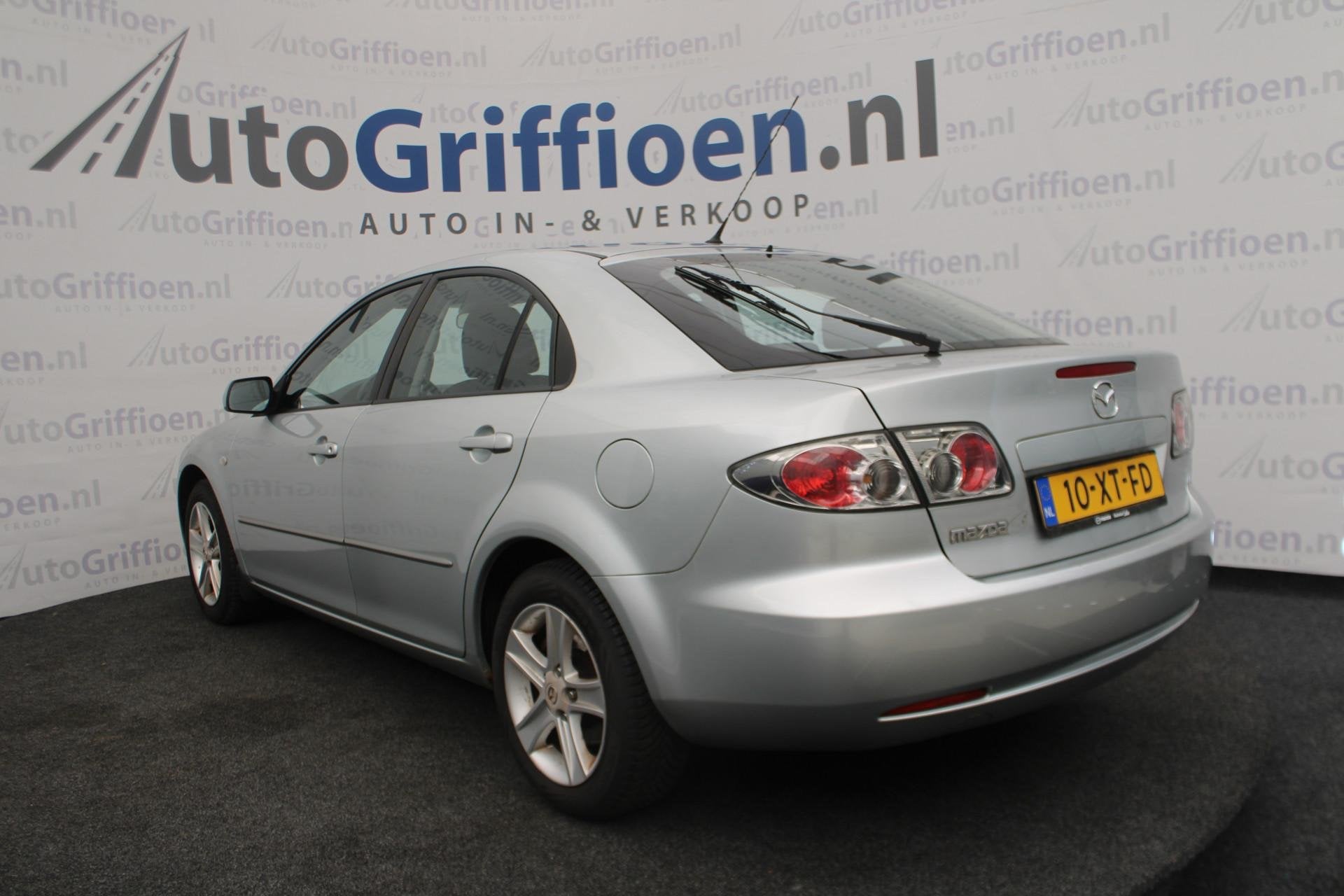 Mazda 6 Sport 1.8i Touring dealeronderhouden met NAP, Auto's, Xenon verlichting, Stof, Gebruikt, Zwart