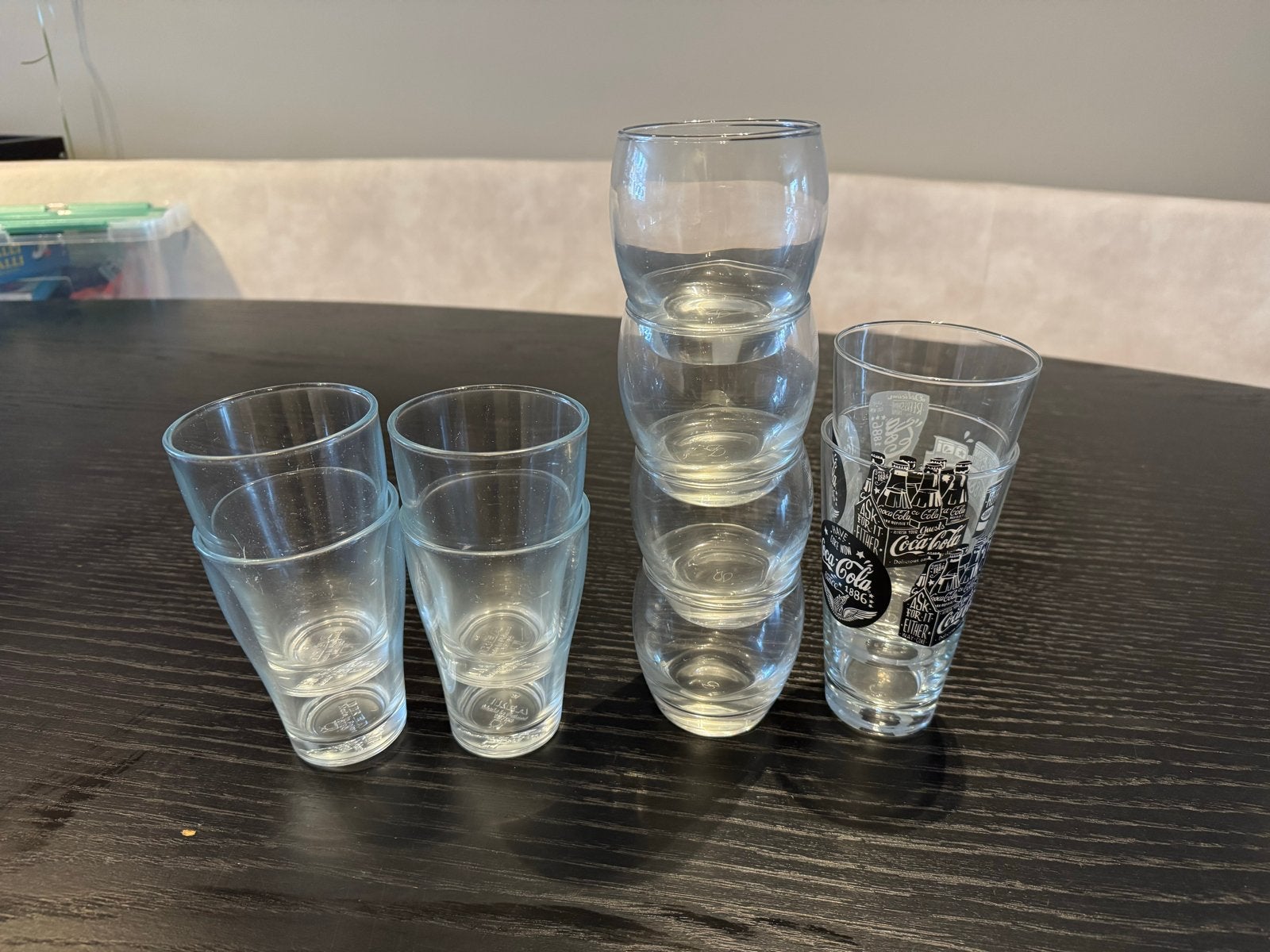 Set van 10 diverse glazen!, Ophalen of Verzenden