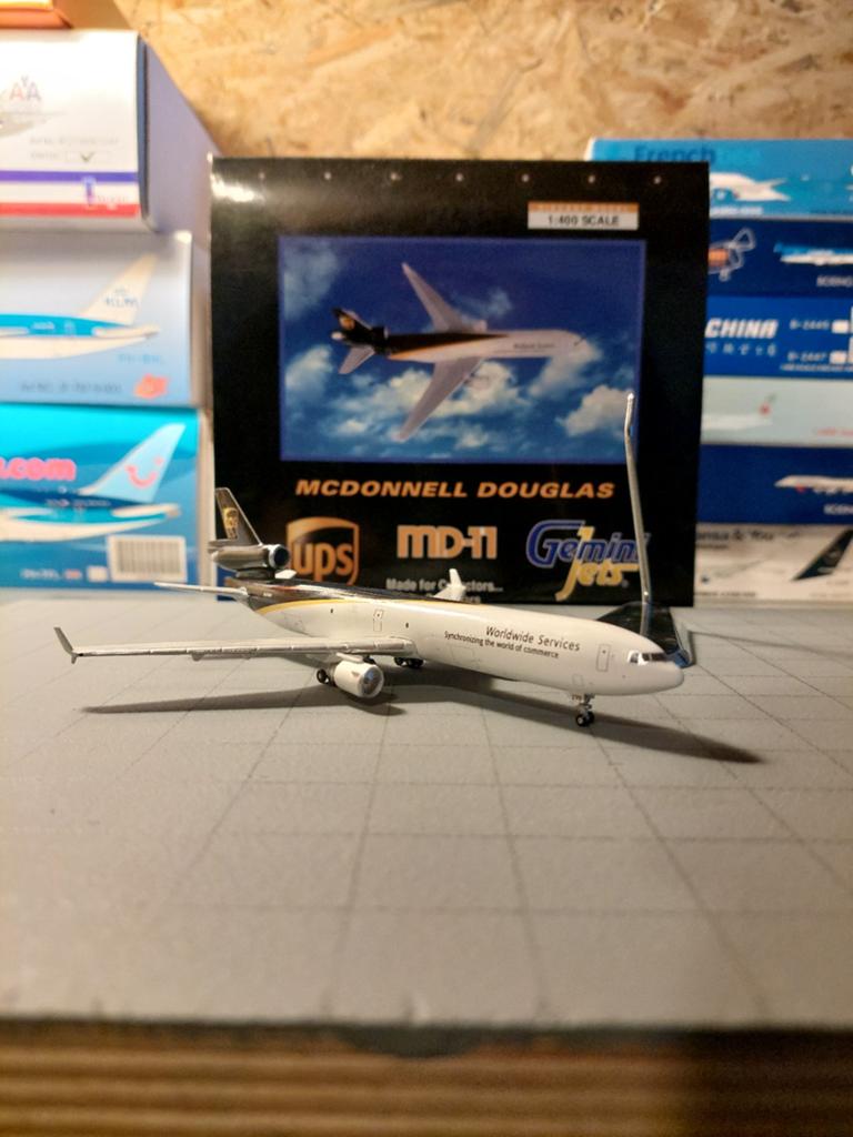 Boeing MD-11 UPS Geminijets, Verzamelen, Luchtvaart en Vliegtuigspotten, Ophalen of Verzenden, Schaalmodel