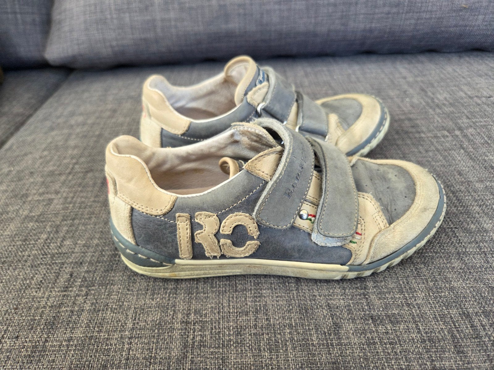 Leren blauw/beige schoenen, maat 30, merk Romagnoli, Schoenen, Ophalen of Verzenden, Romagnoli, Jongen