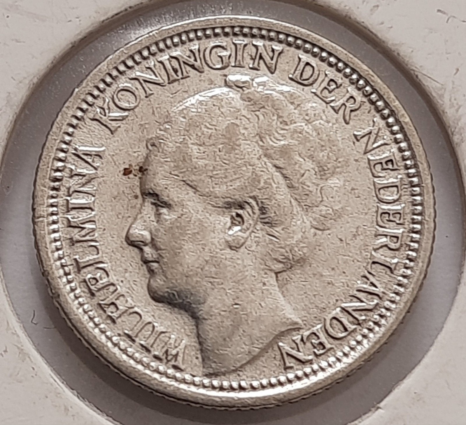 10 CENT 1937 (ZILVER) WILHELMINA, Postzegels en Munten, Munten | Nederland, Zilver, Ophalen of Verzenden, 10 cent, Koningin Wilhelmina