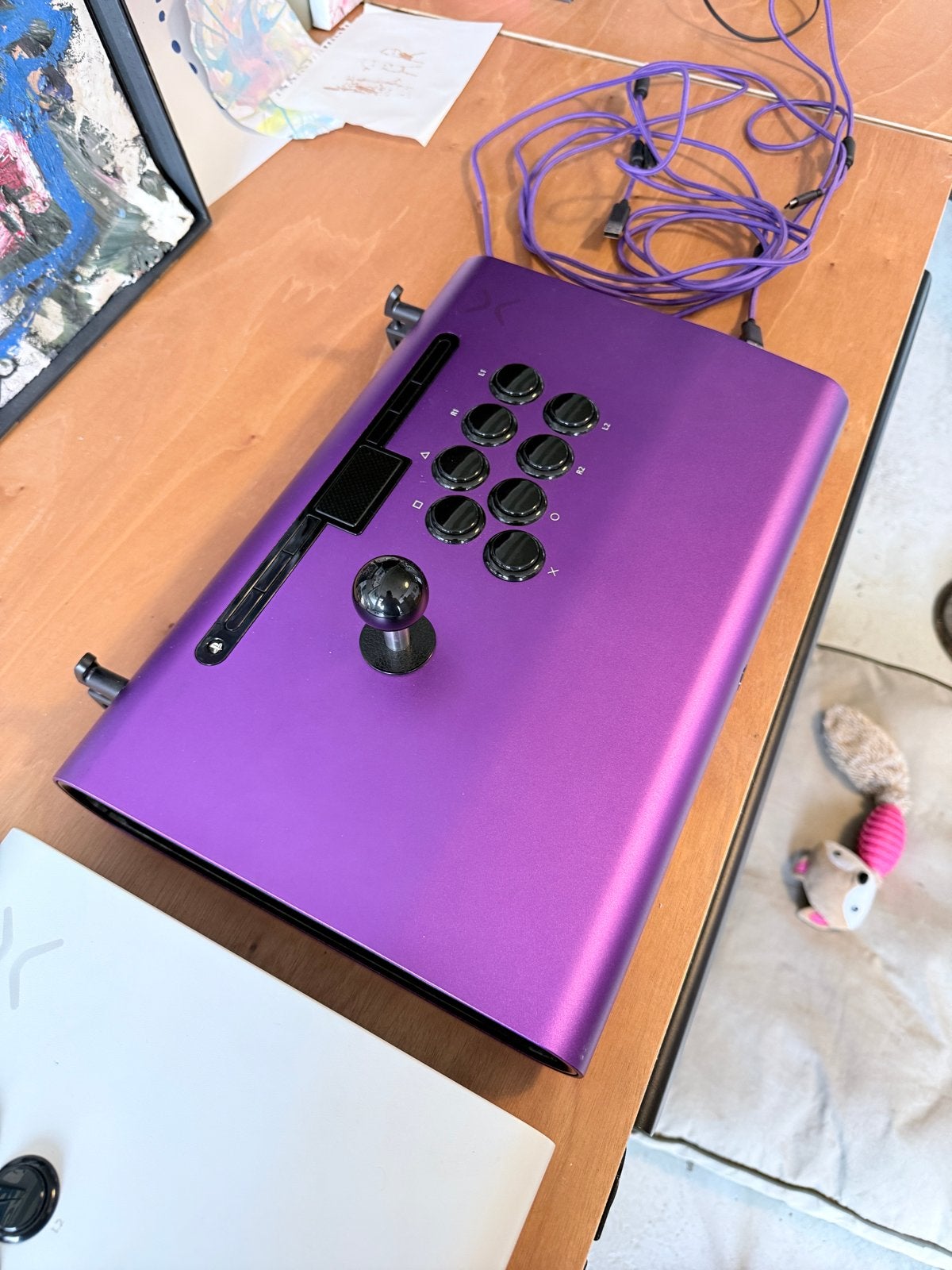 Victrix Pro FS Lever Fight Stick Paars - Zo goed als nieuw, Zo goed als nieuw, PC, Overige typen, Overige merken