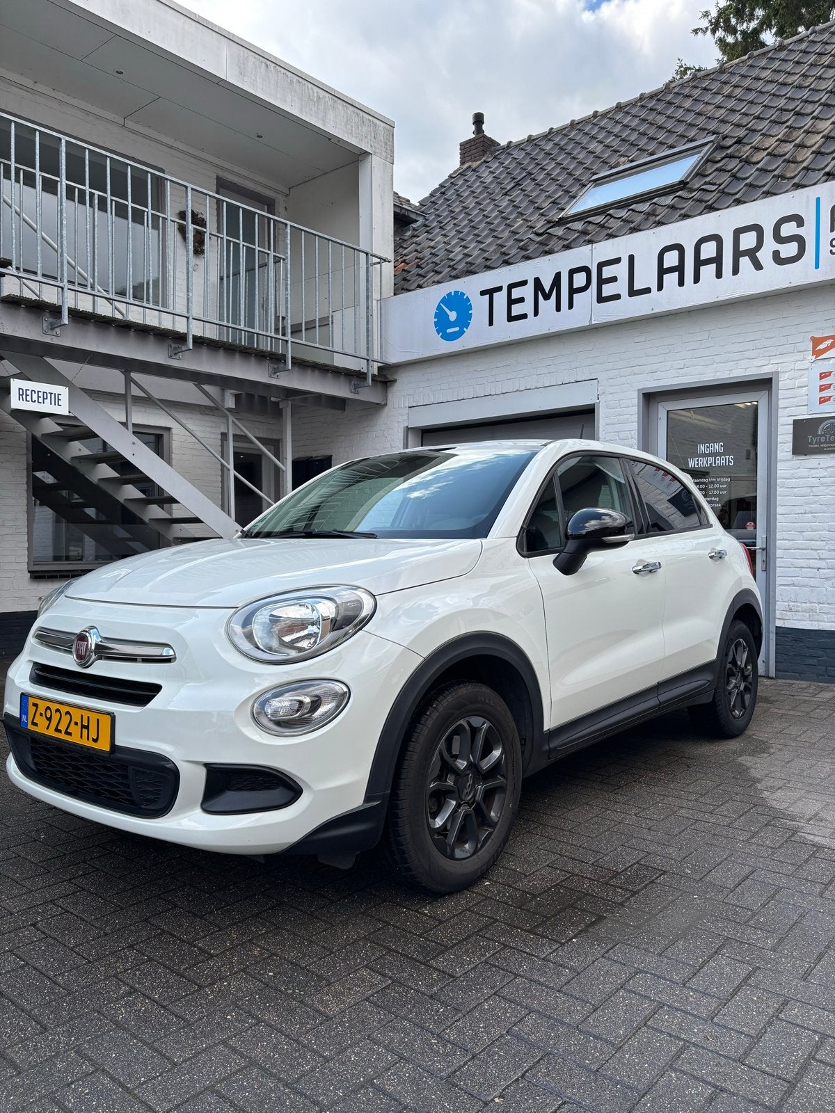 Fiat 500X 1.6 16V 81KW 4 cilinder 2016 Wit, Auto's, Voorwielaandrijving, 4 cilinders, 500X, Bedrijf