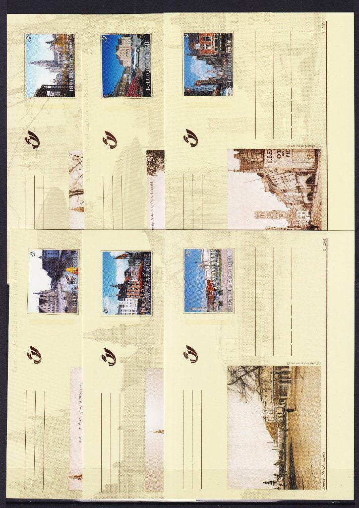 België 2001 Geïllustreerde briefkaarten BK86-BK95 **, Postzegels en Munten, Ophalen, Postfris, Postfris