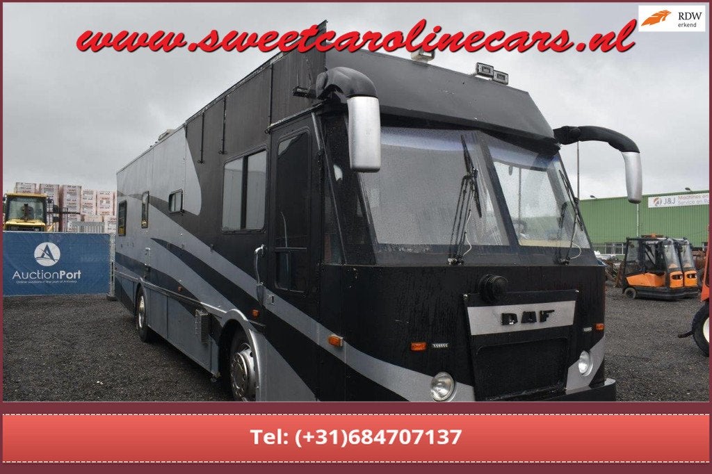 DAF MB 200 DKTL 500 ...APK BELASTINGVRIJ...ONE OF A KIND Bus, Caravans en Kamperen, Campers, Overige merken, Buscamper of Camperbus