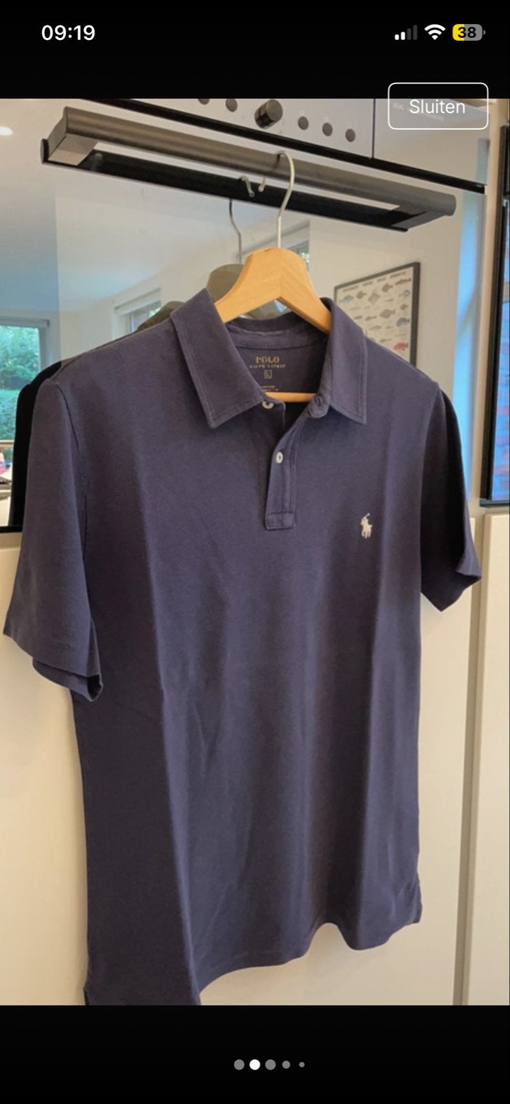 Polo Ralph Lauren Polo Shirt - Maat L, Verzenden, Gedragen, Maat 52/54 (L), Blauw
