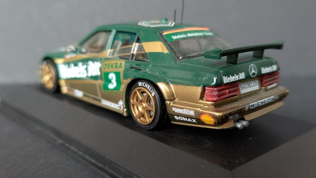 Mercedes Benz 190 DTM Evo Diebels Alt Ommen Minichamps Pol, Auto, Verzenden, ., Zo goed als nieuw