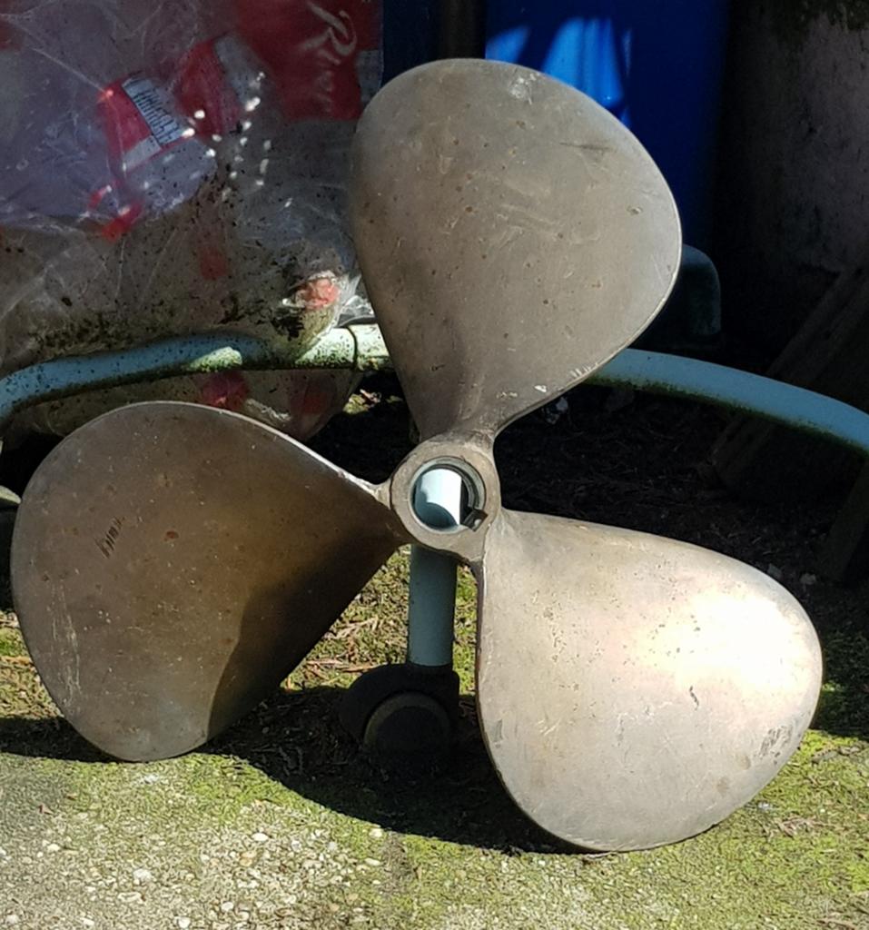 Bronzen scheepsschroef., Ophalen, Gebruikt, Motor en Techniek, Zeilboot of Motorboot