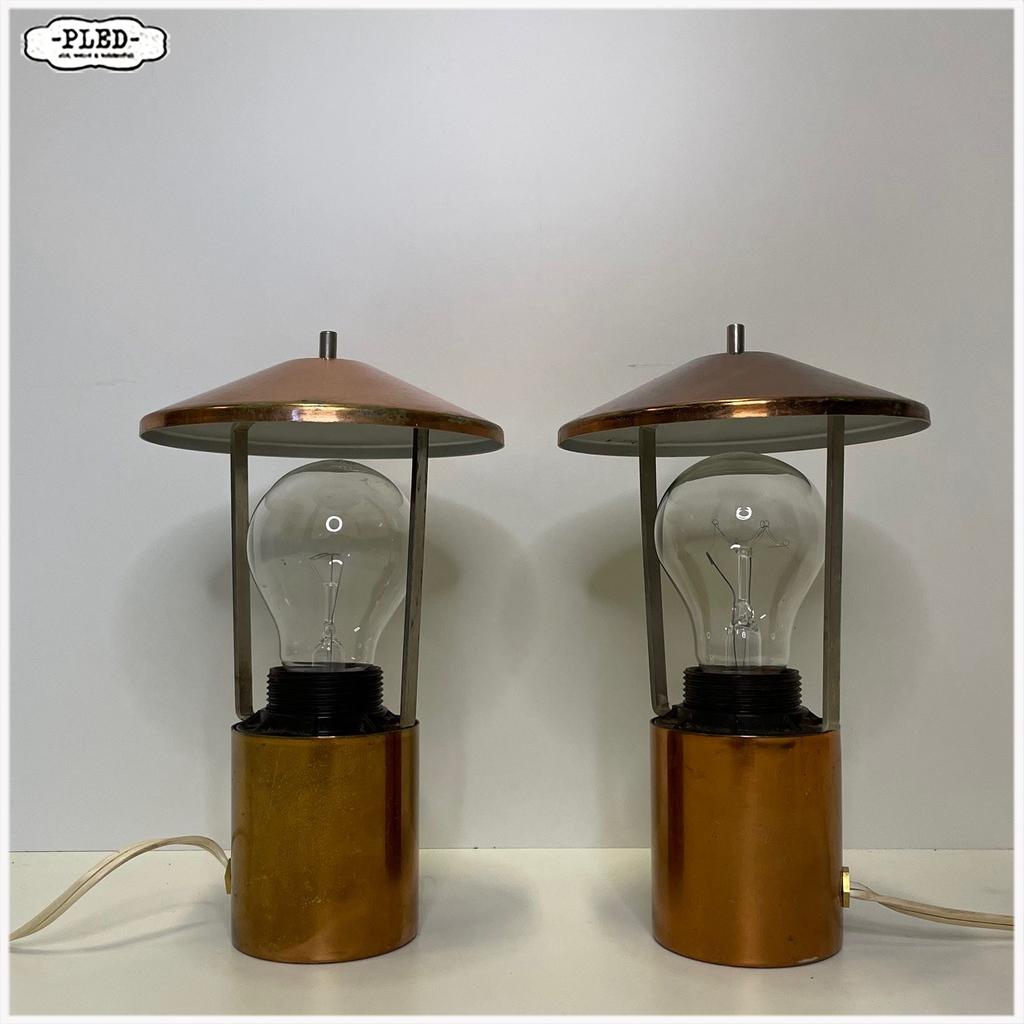 Twee vintage bedlampjes van Kamenický Šenov, Prijs per set, Gebruikt, Ophalen of Verzenden, Nb, Kamenický Šenov