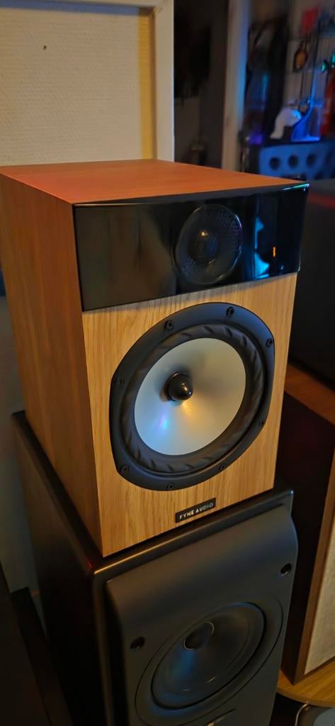 Fyne Audio F301 luidsprekers. Heel volwassen voor t formaat!, Audio, Tv en Foto, Luidsprekers, Zo goed als nieuw, 60 tot 120 watt
