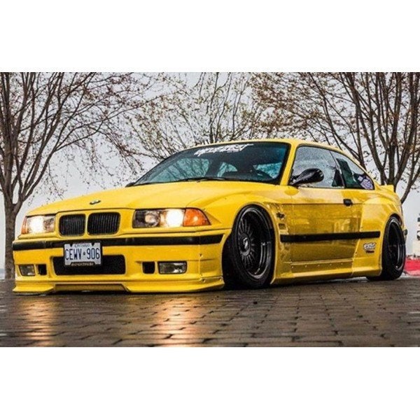 BMW M3 (E36) Pandem 1990 Geel Schaal 1/18 Solido, Hobby en Vrije tijd, Modelauto's | 1:18, Solido, Auto, Solido, Nieuw
