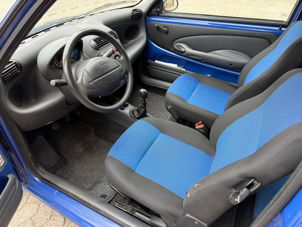 Fiat SEICENTO 1.1 2003 weinig km 2e eigenaar APK nieuw, Voorwielaandrijving, Blauw, Origineel Nederlands, Handgeschakeld
