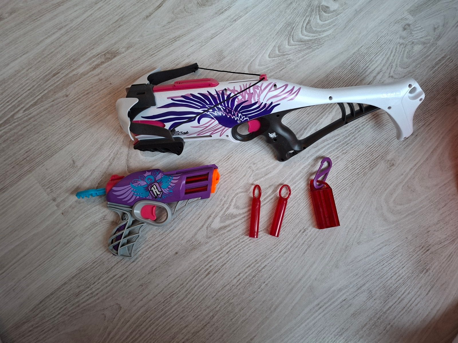 Nerf Rebelle kruisboog en pistool set, Ophalen of Verzenden, Gebruikt
