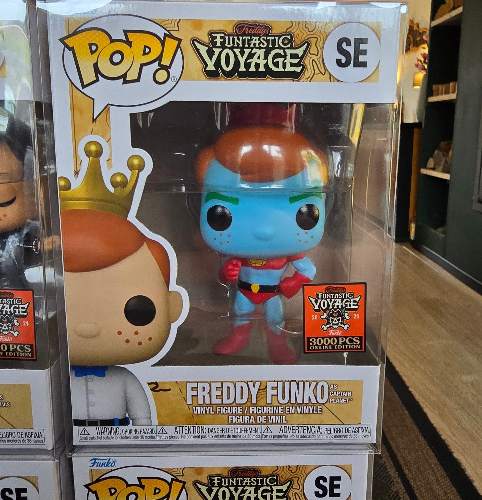 Funko Pop! SE Freddy Funko as Captain Planet (Ltd. 3000 pcs), Ophalen of Verzenden