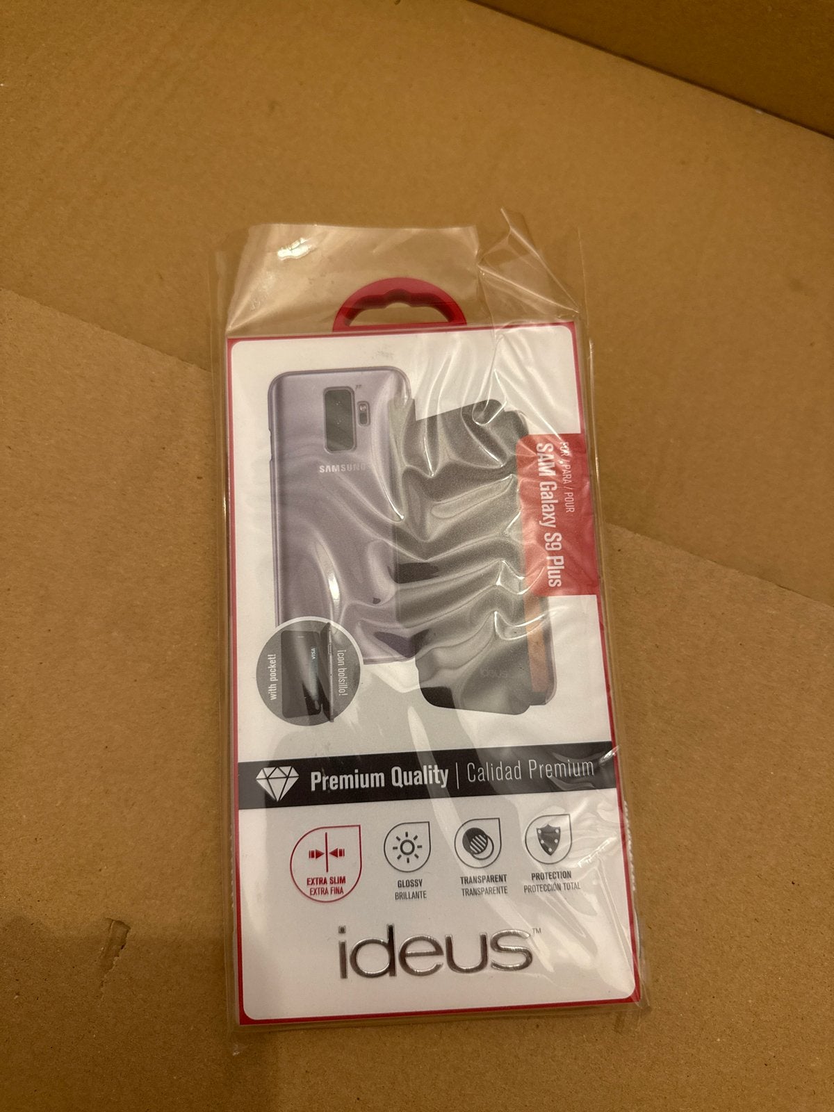 Ideus Slim Book Case voor Samsung Galaxy S9 Plus, Ophalen, Nieuw, Overige modellen, Flipcase