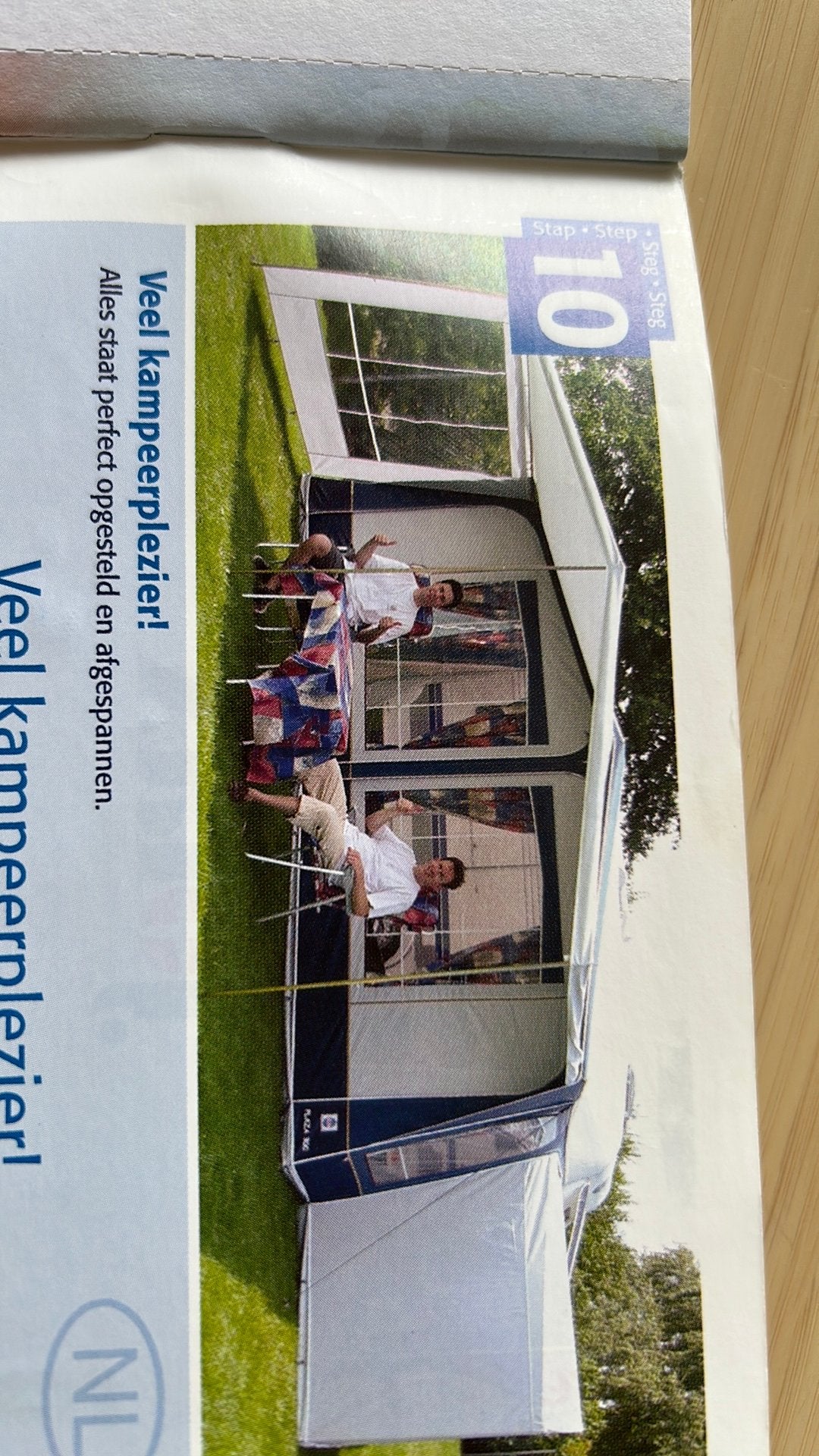 Voortent Walker Esprit groen universeel voor caravan 4.80 m, Ophalen, Gebruikt, Walker Campingstyle