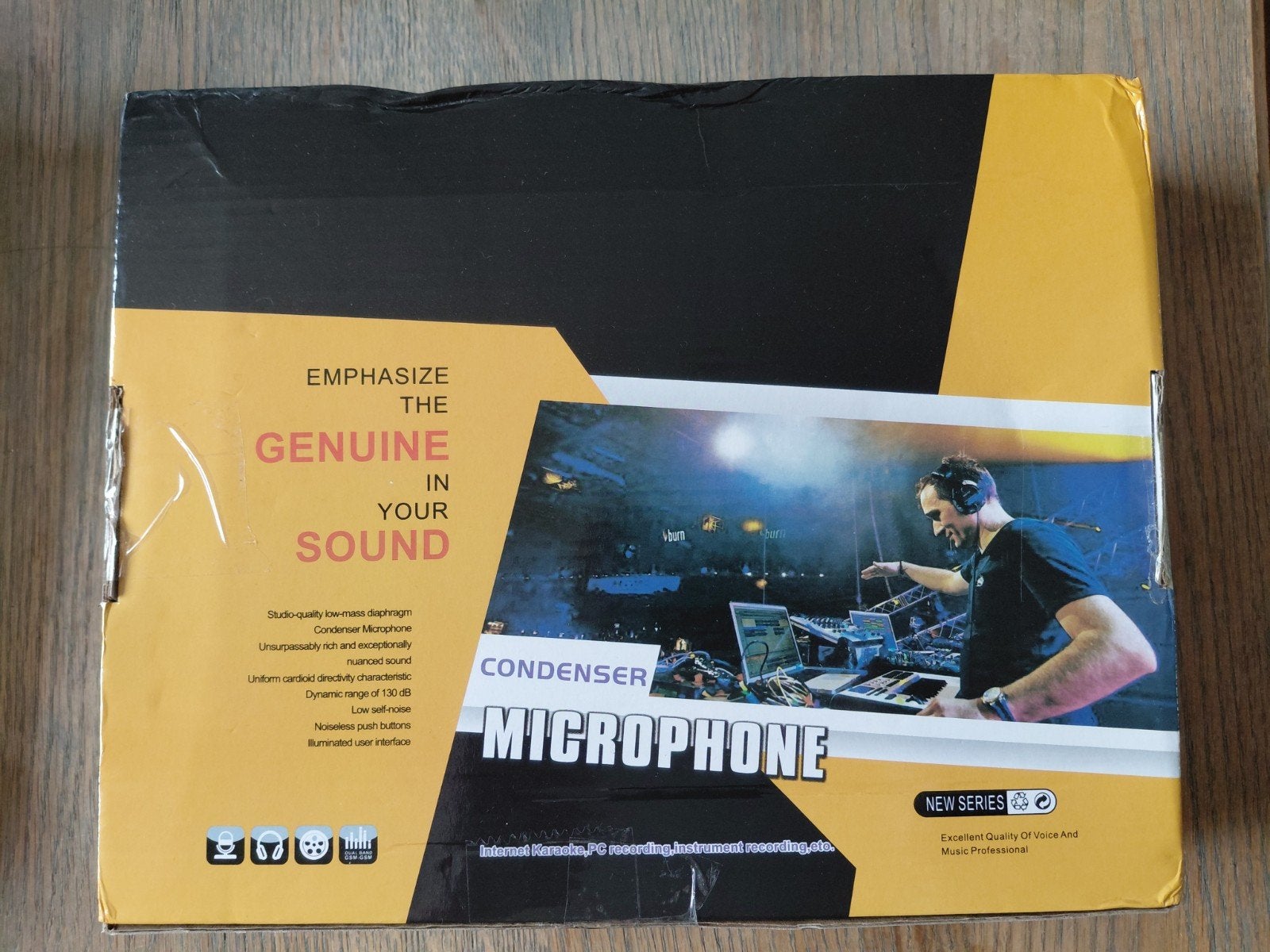 Nieuwe Condensator Microfoon - Studio Kwaliteit, Muziek en Instrumenten, Ophalen of Verzenden, Nieuw, Studiomicrofoon
