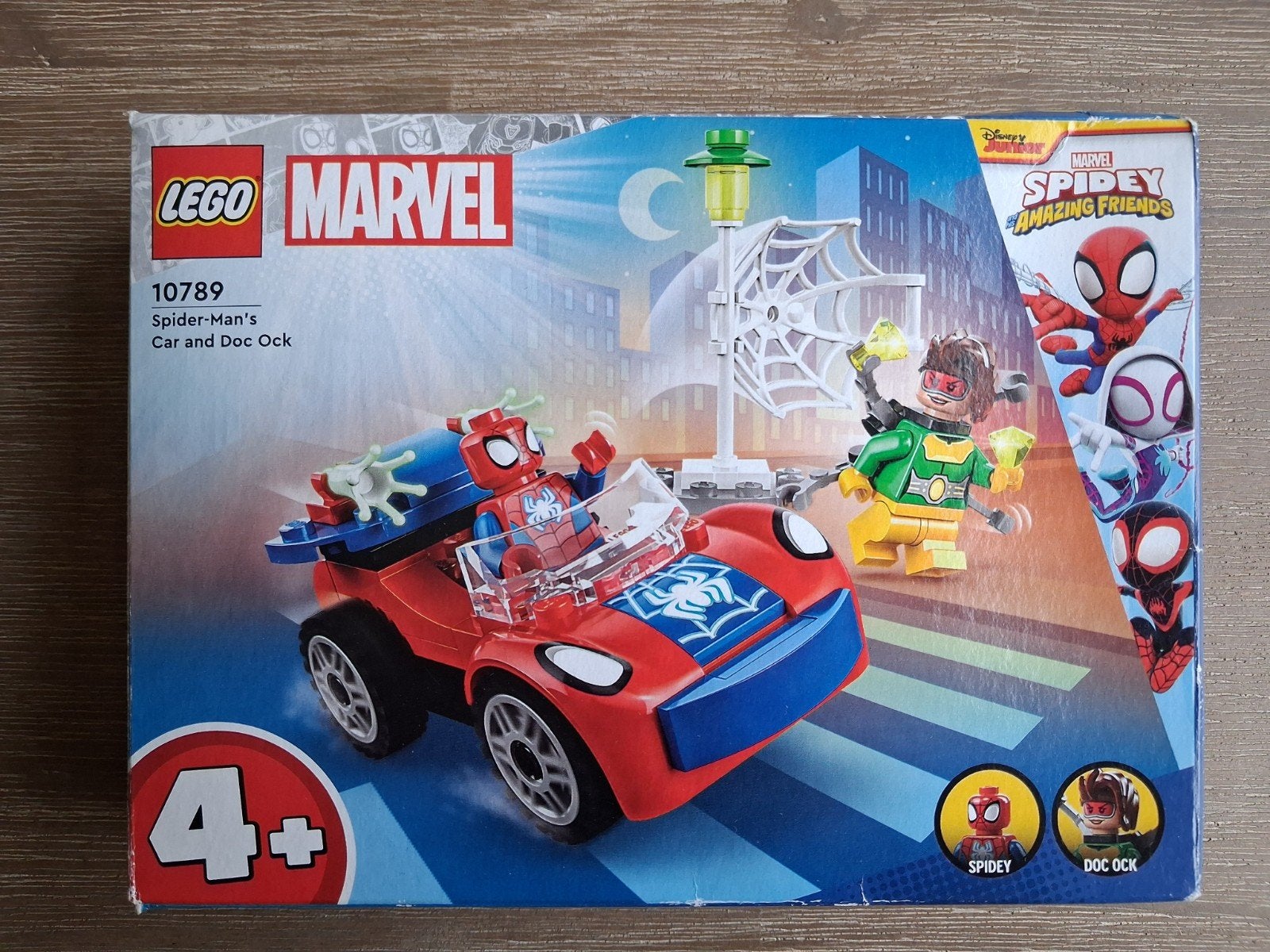 Lego Marvel Spiderman's auto en Doc Ock 10789, Compleet, Marvel, Lego, Ophalen of Verzenden