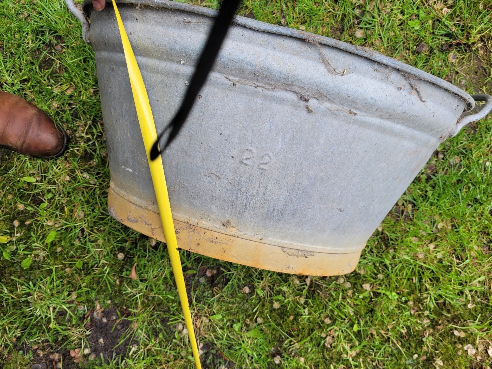 Zinken teil 22, Tuin en Terras, Ophalen, Gebruikt, Metaal, 30 tot 60 cm