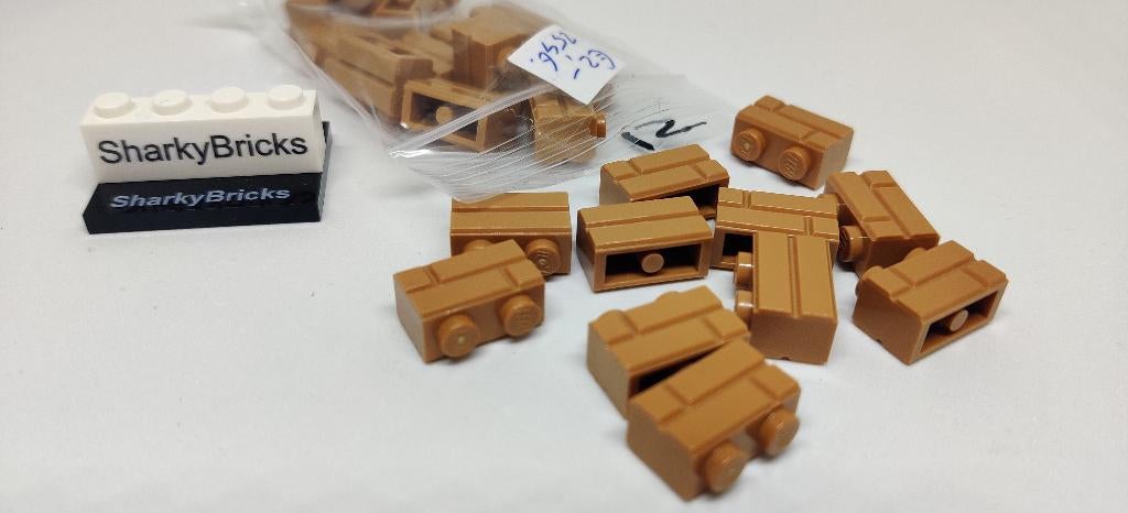 Lego 1x2 Masonry Brick Nougat per 25 stuks (Nieuw), Lego Systems A/S, Overige thema's, Lego, Aastvej 1 7190 Billund Denemarken