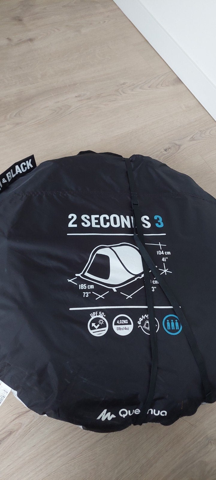 Quechua Pop Up Tent 3 Persoons - Zo goed als nieuw, Ophalen, Zo goed als nieuw, Tot en met 3