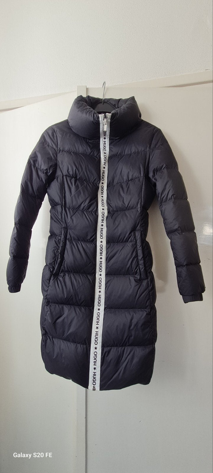 Hugo Boss winterjas dames - Zo goed als nieuw maat S, Maat 38/40 (M), Verzenden, Zwart, Zo goed als nieuw