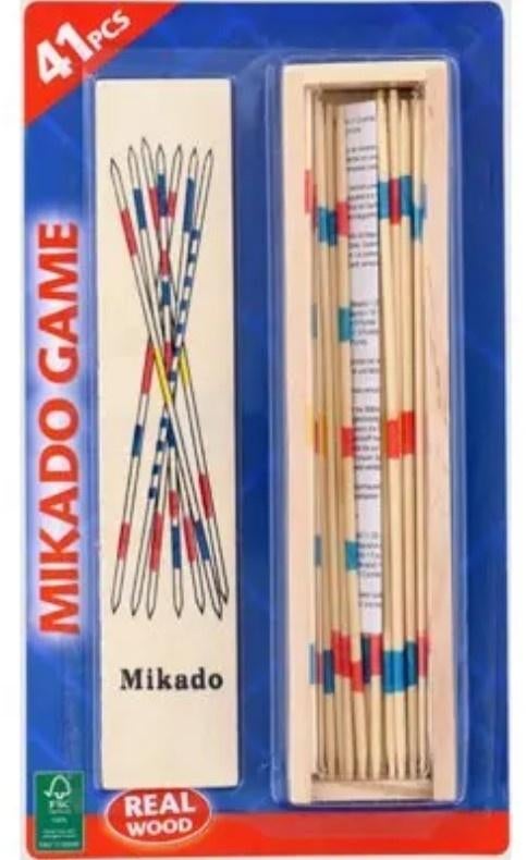 Mikado, wie gaat er de meeste stokjes oprapen? Nieuw., Ophalen of Verzenden, Nieuw, Real Wood