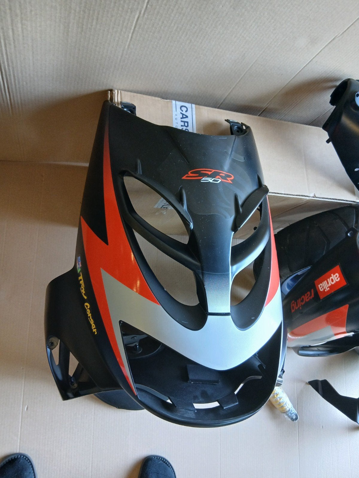 Aprilia sr50 replica identikit Troy Corser, Fietsen en Brommers, Ophalen, Aprilia