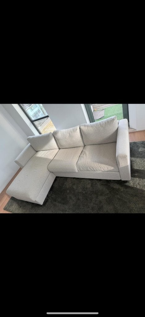 Sofa / Bank, Ophalen, 125 tot 150 cm, Zo goed als nieuw, Stof