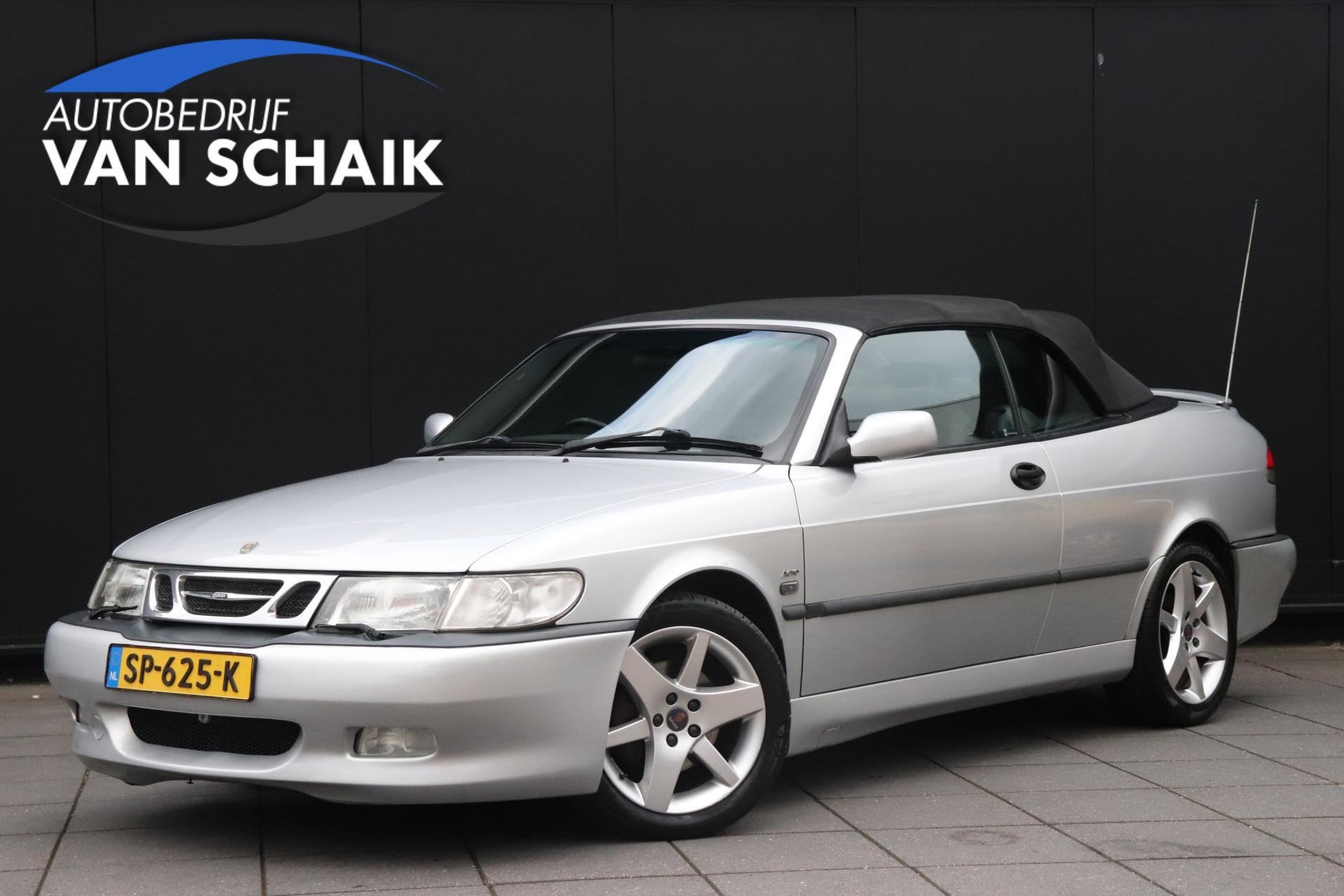 Saab 9-3 Cabrio 2.0 Turbo Aero | RHD | AUTOMAAT | MEMORY | L, Auto's, Gebruikt, Zwart, 4 cilinders, Cabriolet
