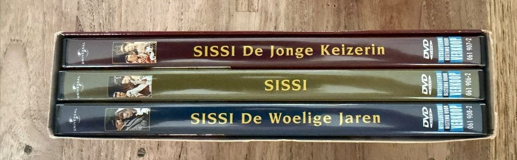 DVD-box Sissi De Keizerin, Ophalen, Alle leeftijden, Drama, Zo goed als nieuw