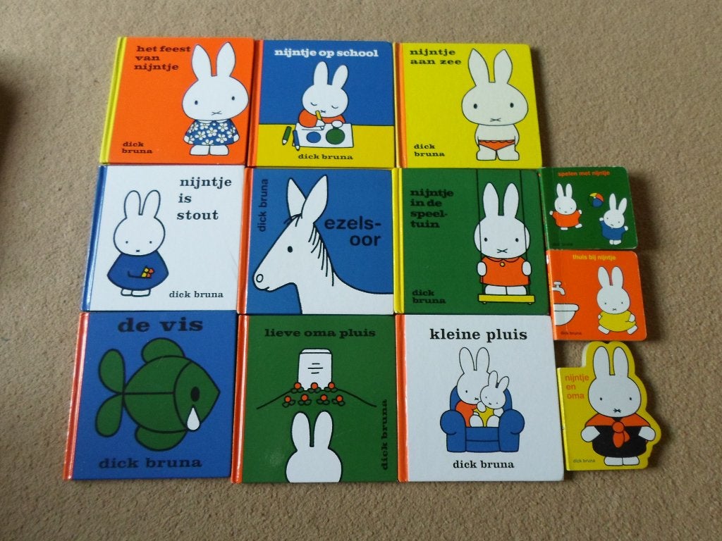 Nijntje   boekjes.   Foto  2   karton  boeken., Boeken, Ophalen of Verzenden, Gelezen, Dick Bruna, 1 tot 2 jaar