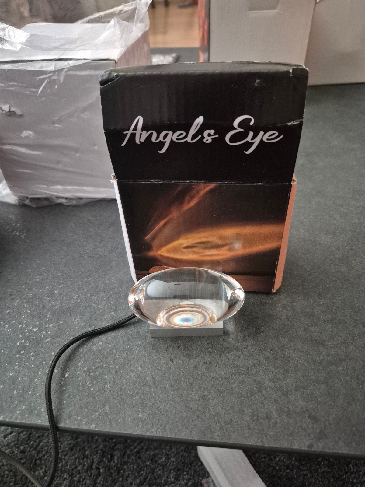 Angel's Eye LED-lamp met kristallen lens, Overige merken, Ophalen of Verzenden, Zo goed als nieuw, Glas