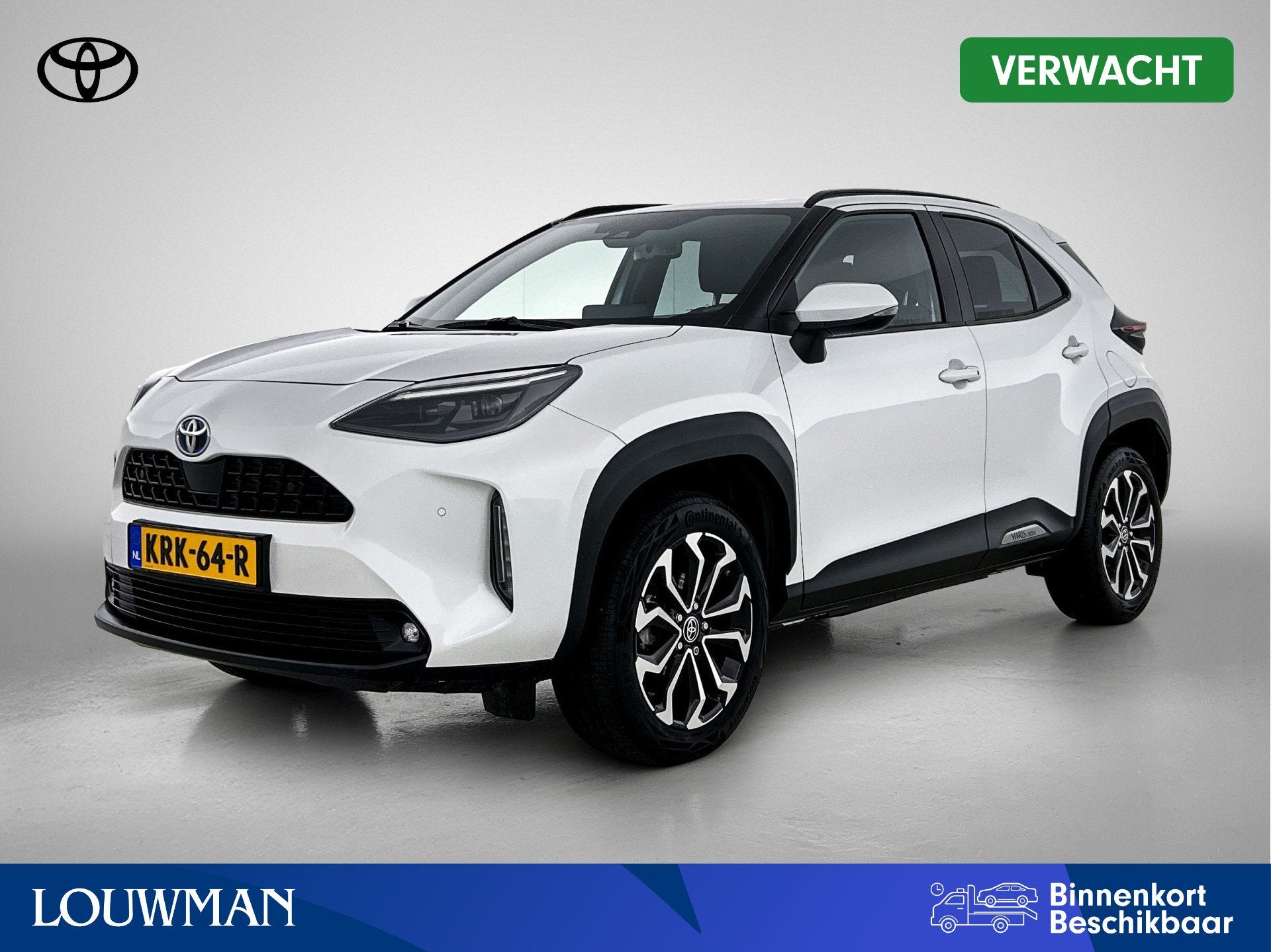 Toyota Yaris Cross 1.5 Hybrid Dynamic Limited + | Dealer Ond, Auto's, Toyota, 12 maanden, Stof, Gebruikt, Wit