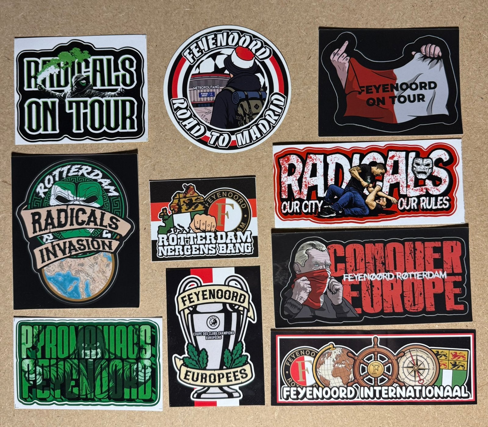 Feyenoord stickers mix 3.0, Ophalen of Verzenden, Nieuw, Overige typen