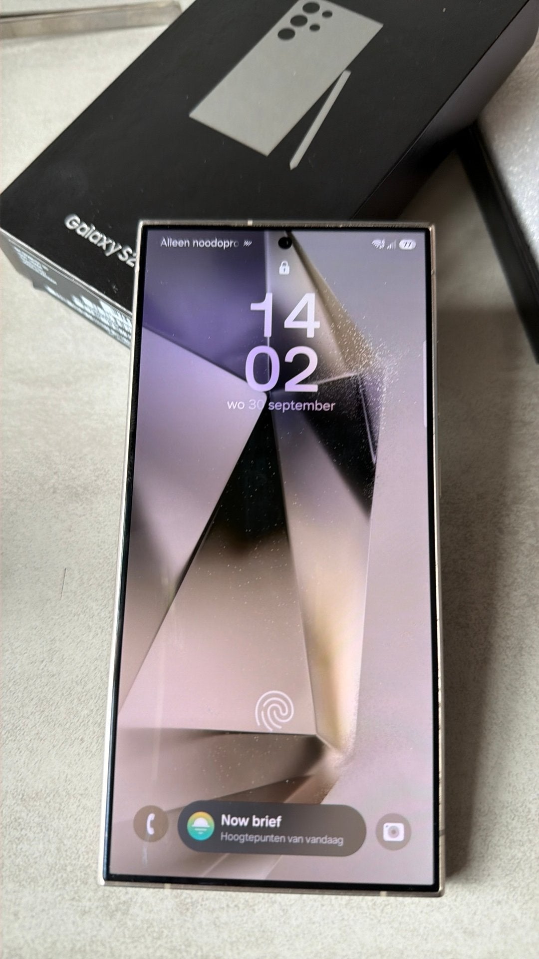 Samsung s 24 ultra 256 Gb titanium grey in nieuwstaat