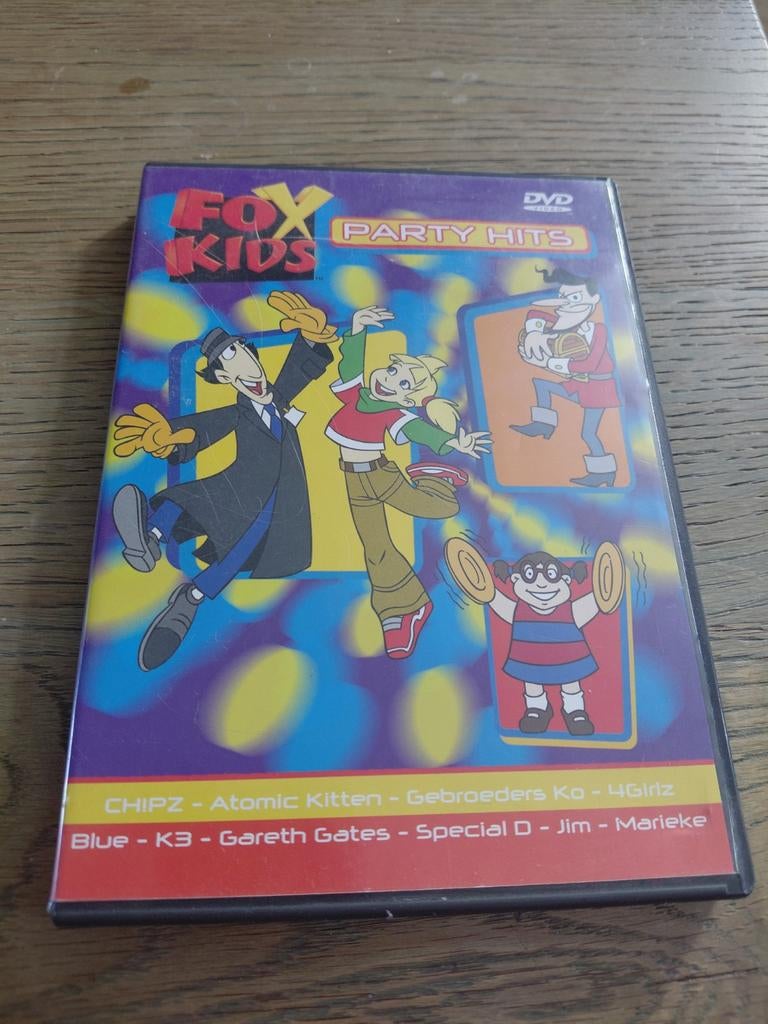 Fox Kids Party Hits dvd., Cd's en Dvd's, Alle leeftijden, Ophalen of Verzenden, Zo goed als nieuw, Tv fictie