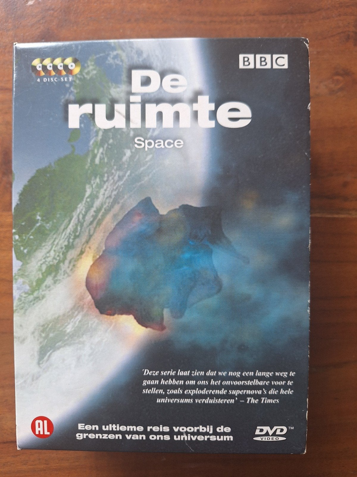 De Ruimte - BBC 4 Disc Set DVD over het heelal, Alle leeftijden, Nederlands, Ophalen of Verzenden, Gebruikt