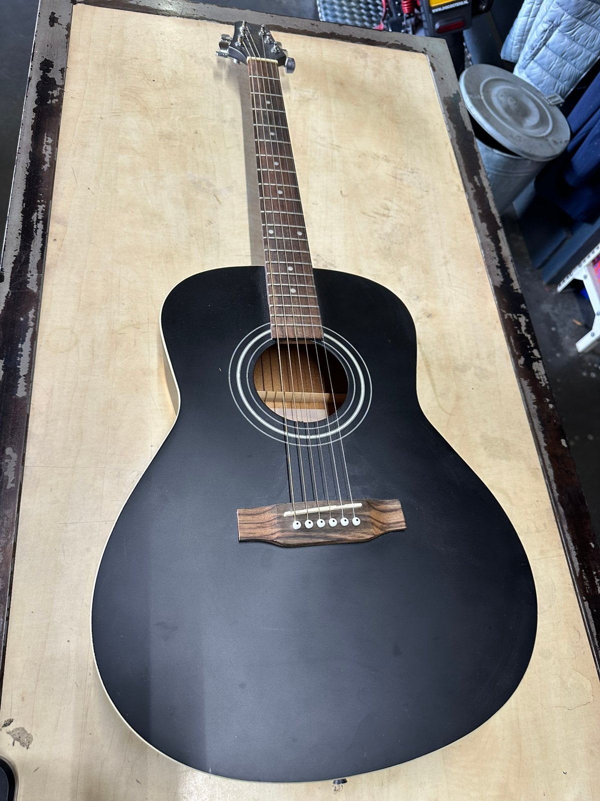 Stagg SA30A-BK akoestische western gitaar, Ophalen of Verzenden, Zo goed als nieuw, Western- of Steelstringgitaar