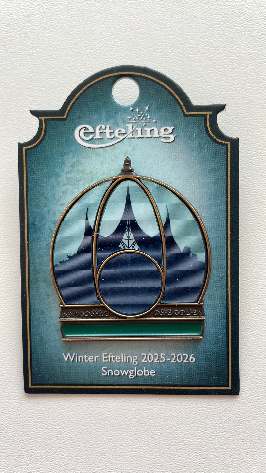 Efteling pin Winter Efteling 2025-2026 op kaartje EPP 495, Ophalen of Verzenden, Nieuw, Button of Speldje