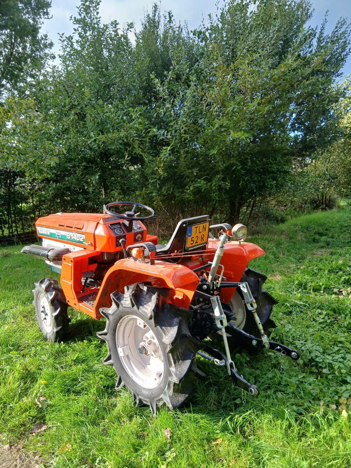 Kubota B1402 4WD minitrekker – slechts 537 draaiuren, Gebruikt, Tot 2500, Tot 80 Pk, Ophalen