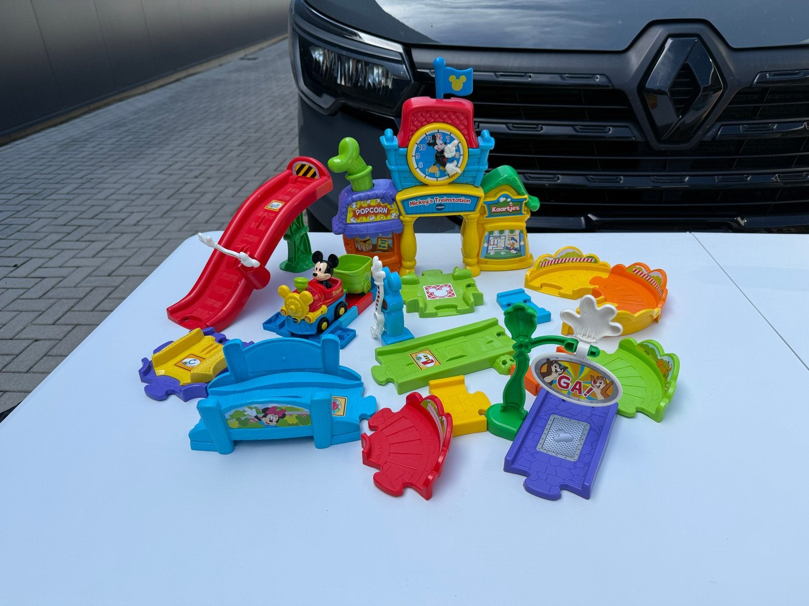 VTech Mickey's Treinstation Speelset, Ophalen, Gebruikt