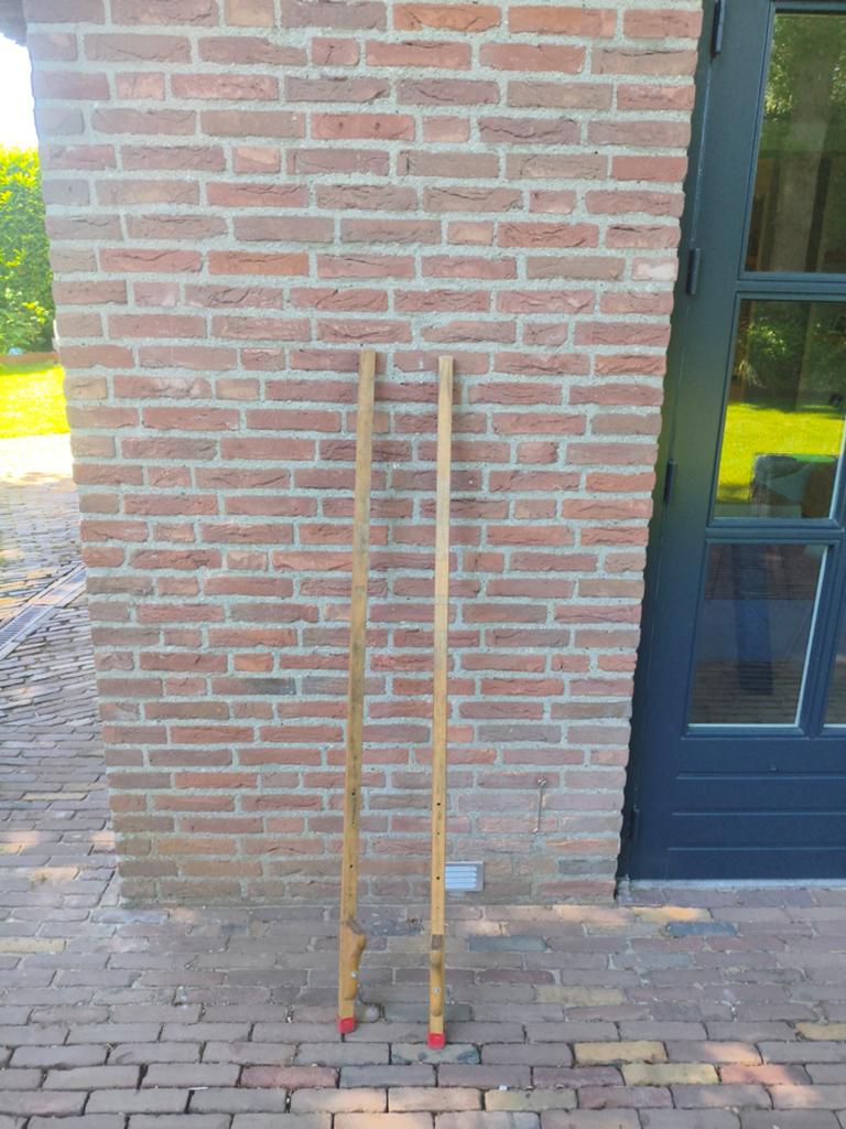 Stelten hout, Ophalen of Verzenden, Zo goed als nieuw
