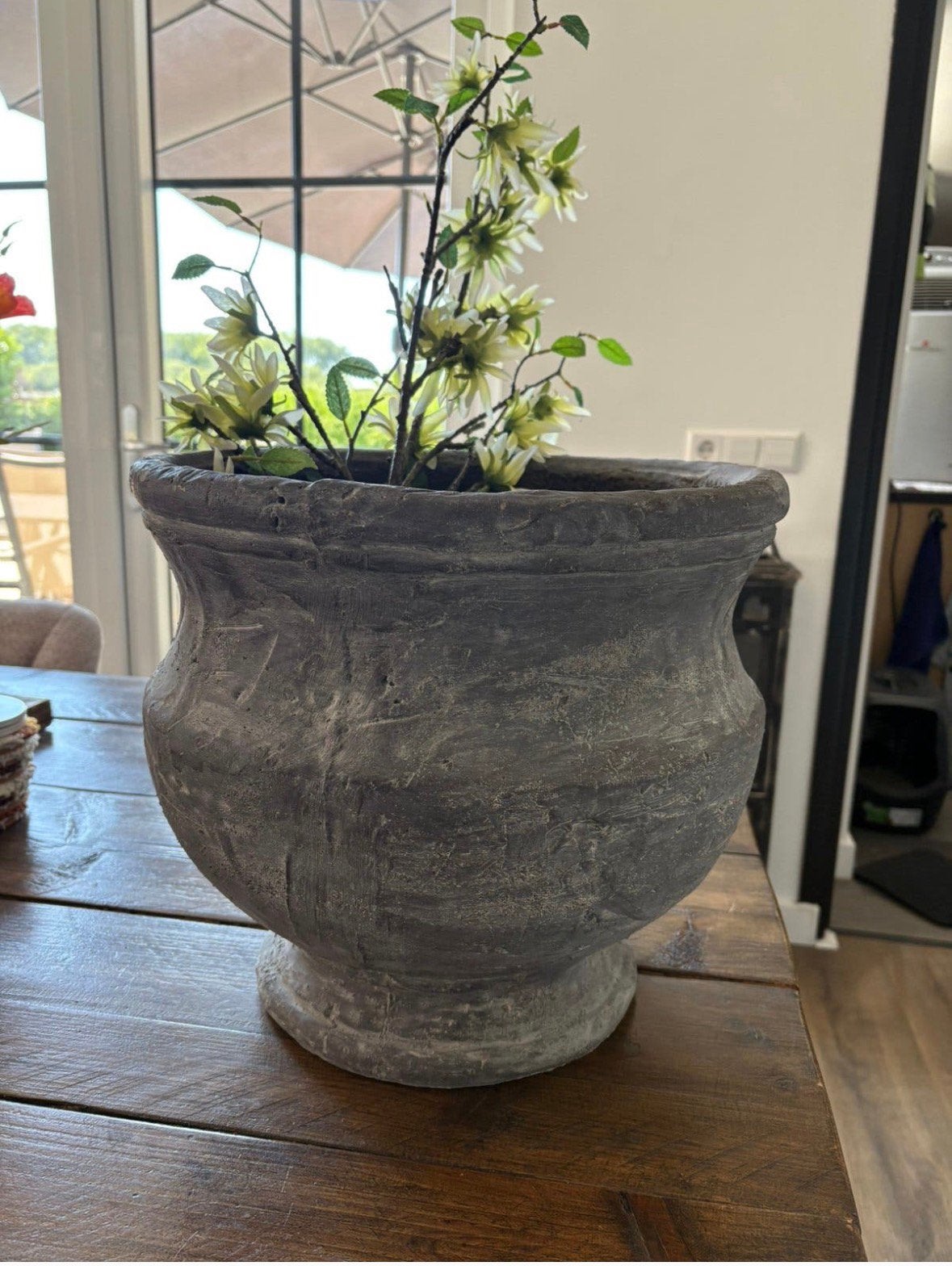 Brynxs pot, Tuin en Terras, Ophalen, Rond, Zo goed als nieuw, Aardewerk