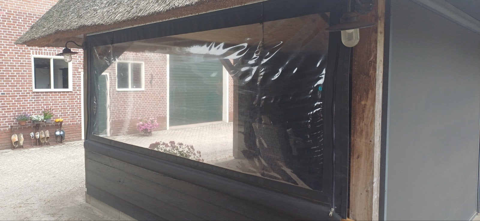 verandazeil, Ophalen, Zo goed als nieuw