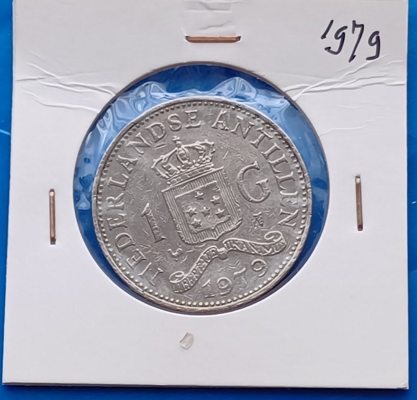 1 Gulden 1979 Nederlandse Antillen - Juliana, Postzegels en Munten, Munten | Nederland, Ophalen of Verzenden, Koningin Juliana